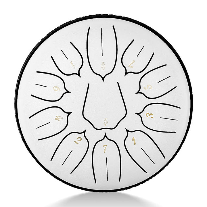 Buddha Stones Steel Tongue Drum Sound Healing Meditation Yoga Lotus Drum Kit 11 Note 6 Inch - image 6
