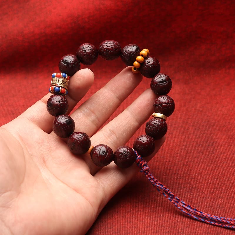 Buddha Stones Bodhi Seed Bead Peace Calm Tassel Bracelet - image 4