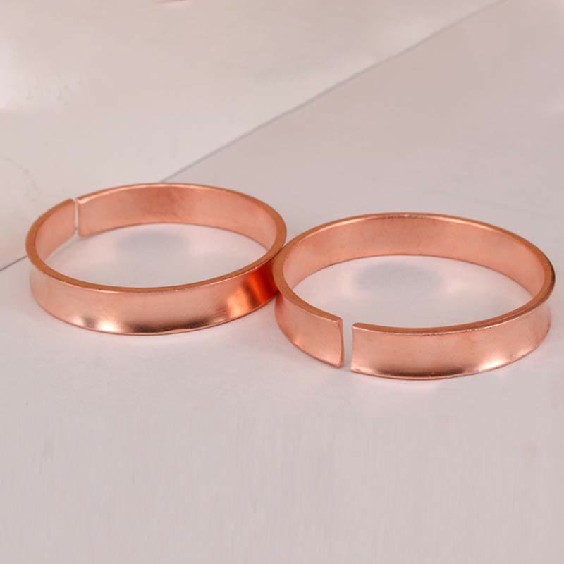 Buddha Stones Copper Wealth Luck Cuff Bracelet Bangle - image 5
