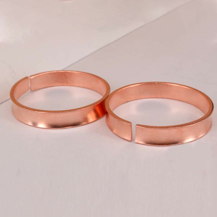Buddha Stones Copper Wealth Luck Cuff Bracelet Bangle - image 5