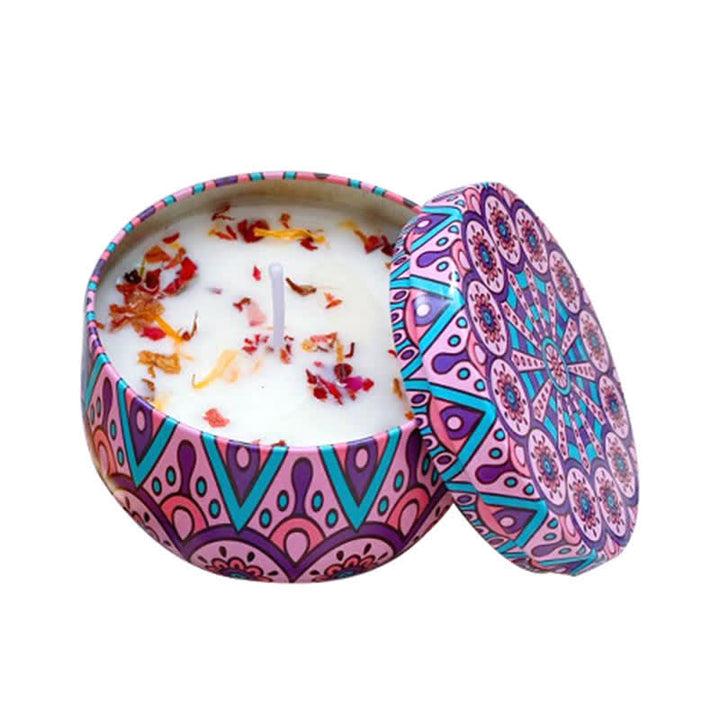 White Tea Ginger Flower Lavender Gardenia Scented Soy Wax Candle Gift For Family Friends - Misty Violet - image 29