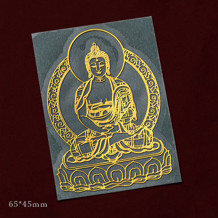 12 Chinese Zodiac Blessing Wealth Fortune Phone Sticker - Goat/Monkey-Tathagata - Small - image 14