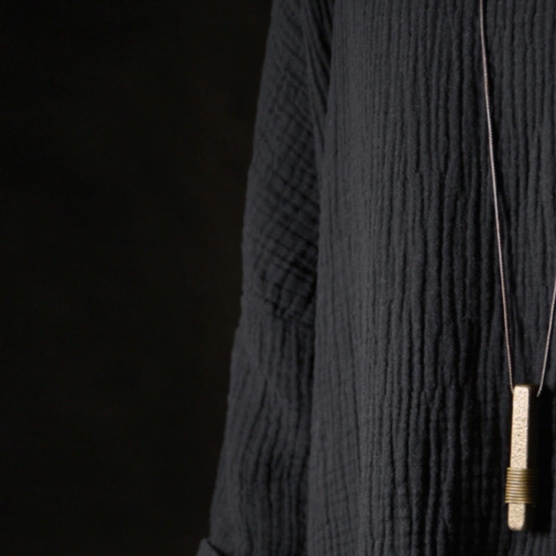 Buddha Stones Vintage Textured Design Copper Wealth Necklace Pendant - image 11