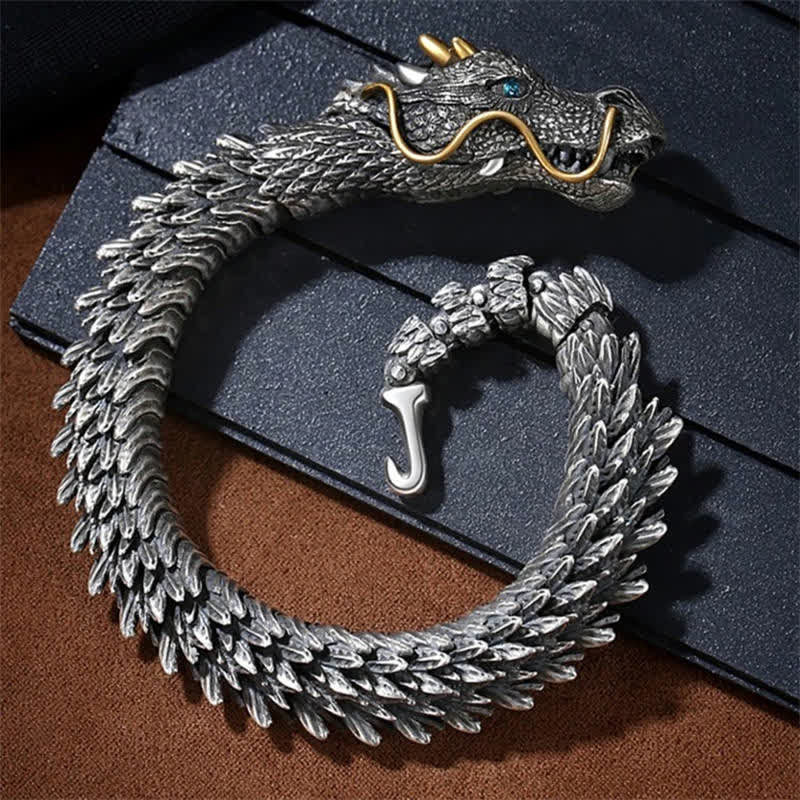 Buddha Stones Nordic Dragon Handmade Amulet Luck Protection Chain Bracelet - image 9