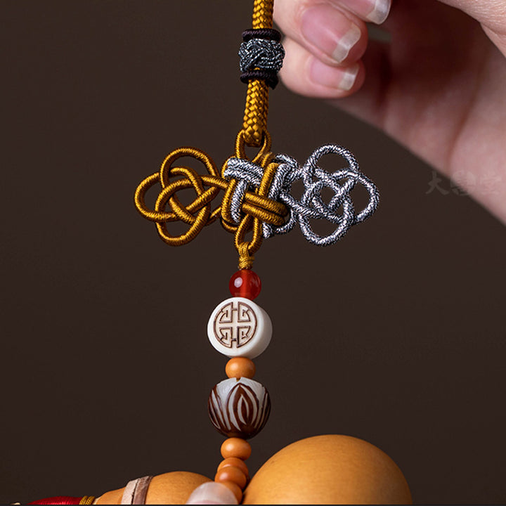Buddha Stones Feng Shui Coins Gourd Chinese Knot Lucky Coins Five Emperor Money Wealth Tassels Decoration - image 14
