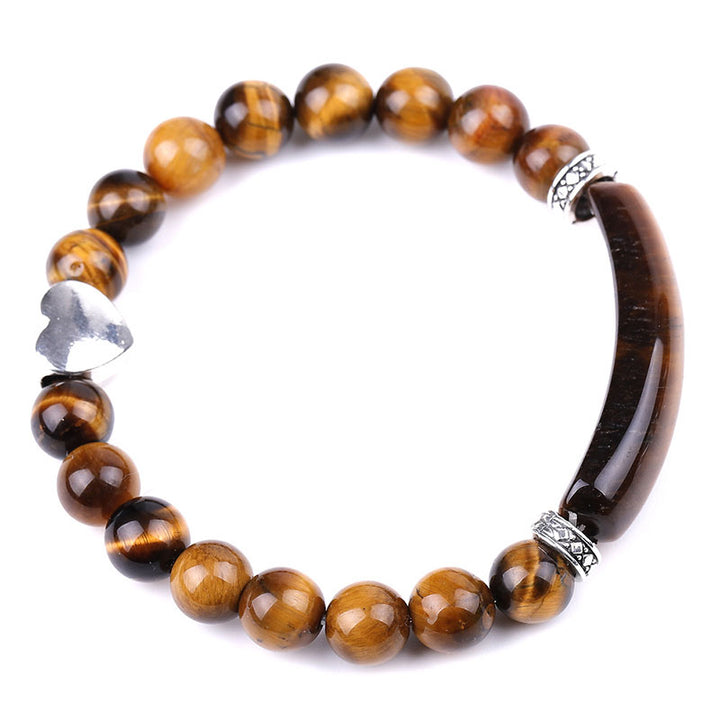 Buddha Stones Natural Crystal Beads Unisex Heart Bracelet - image 19