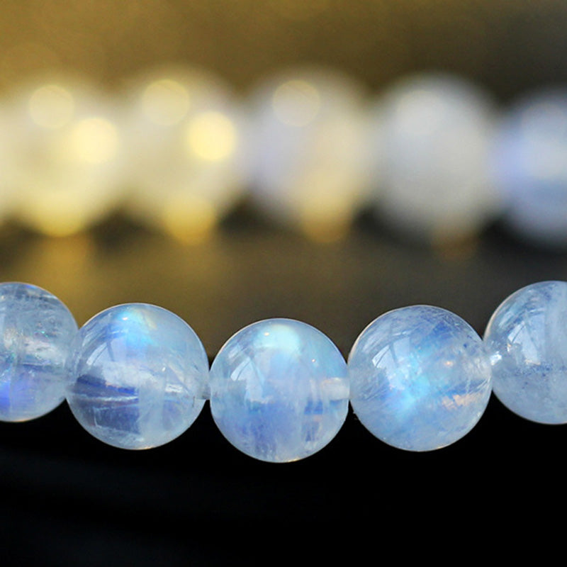 Buddha Stones Moonstone Calm Healing Positive Bracelet - image 16
