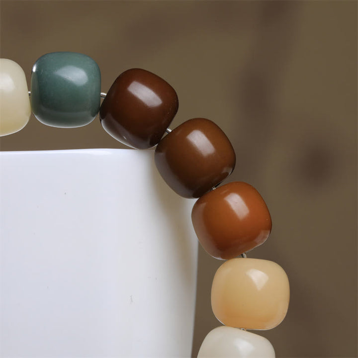 Buddha Stones Multicolored Bodhi Seed Keep Away Evil Spirits Bracelet - image 5