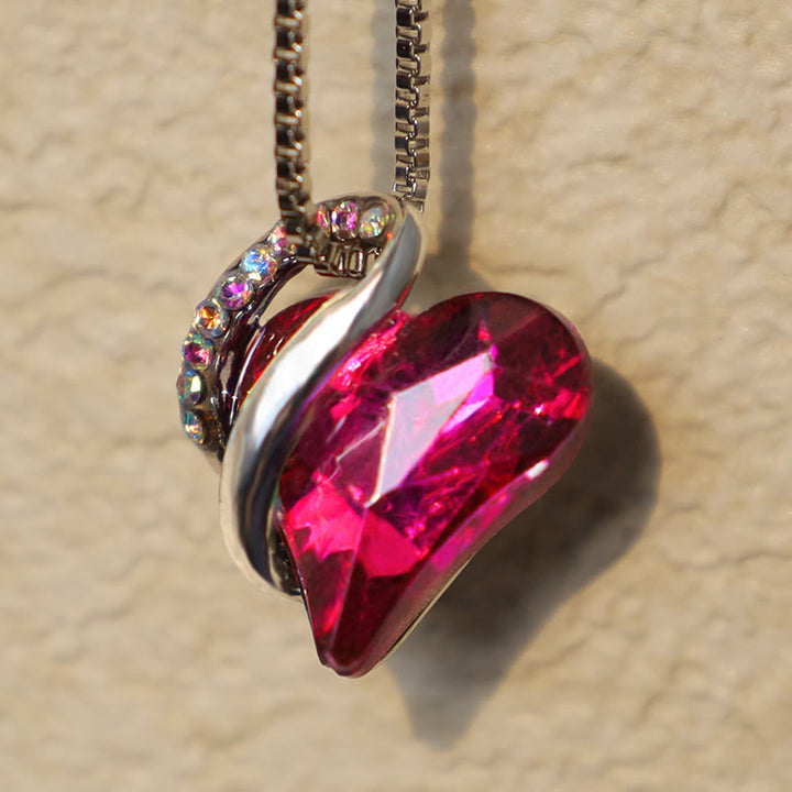 Buddha Stones Love Heart Birthstone Healing Energy Necklace Pendant - image 9