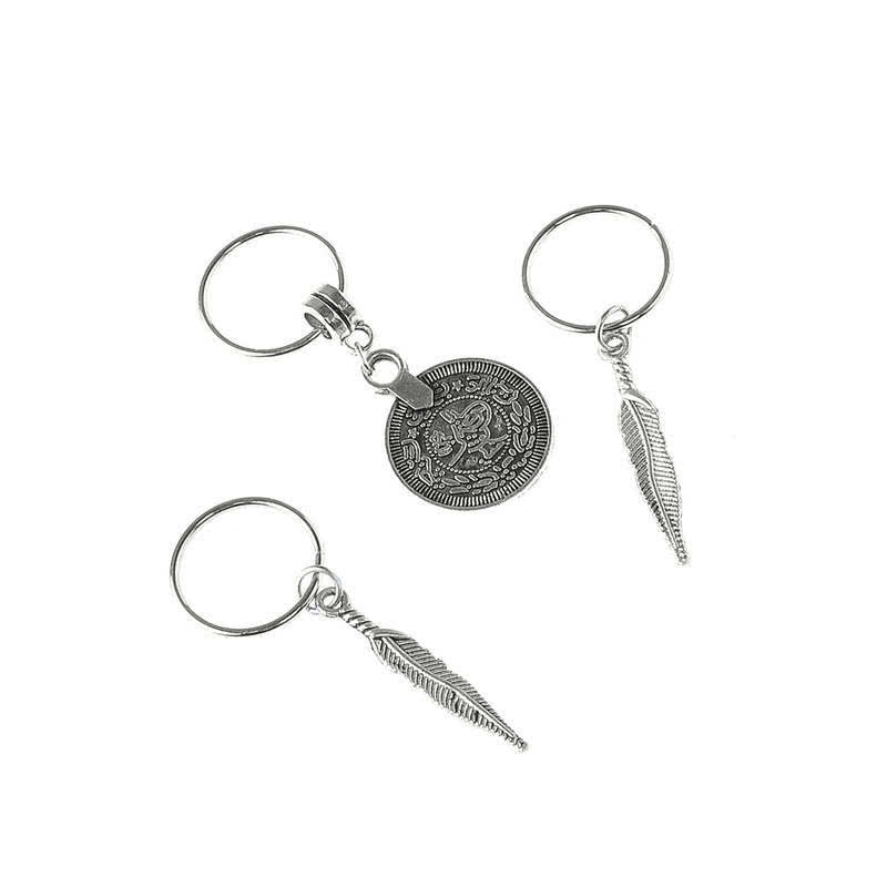 Buddha Stones Antique Leaf Coins Beads Barrette Hair Pins Decoration - image 5