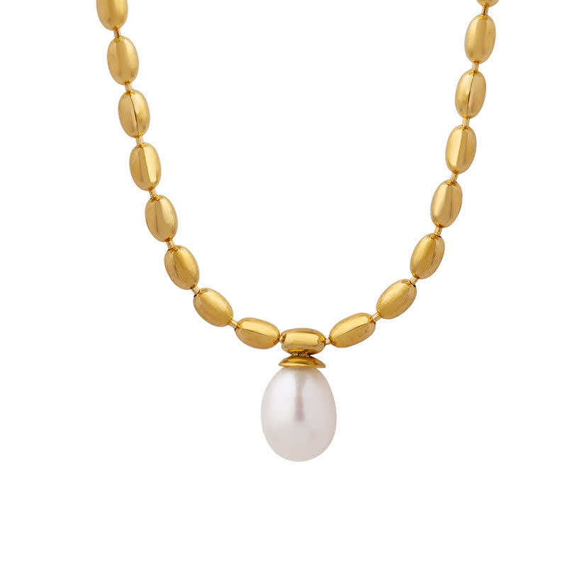 Pearl Bead Peace Necklace Pendant - image 10