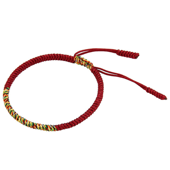 Buddha Stones Tibetan Handmade Multicolor King Kong Knot Luck Strength Braided Bracelet - image 4