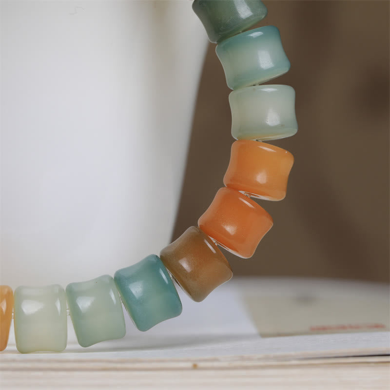 Buddha Stones Colorful Bodhi Seed Cat Paw Wisdom Bracelet - image 4