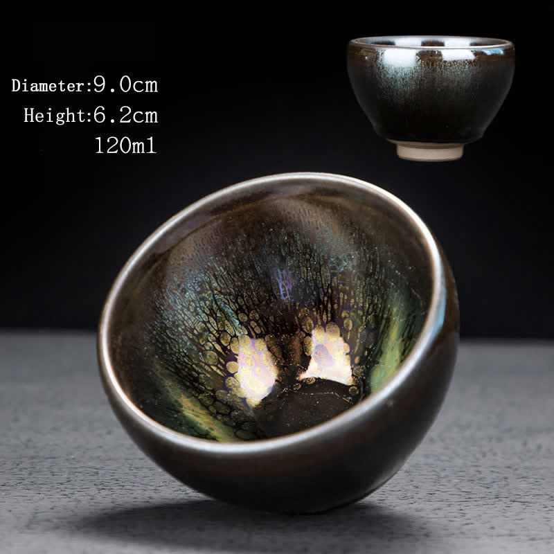 Buddha Stones Vintage Ceramic Teacup Tea Cups - 9cm*6.2cm*120ml - image 9