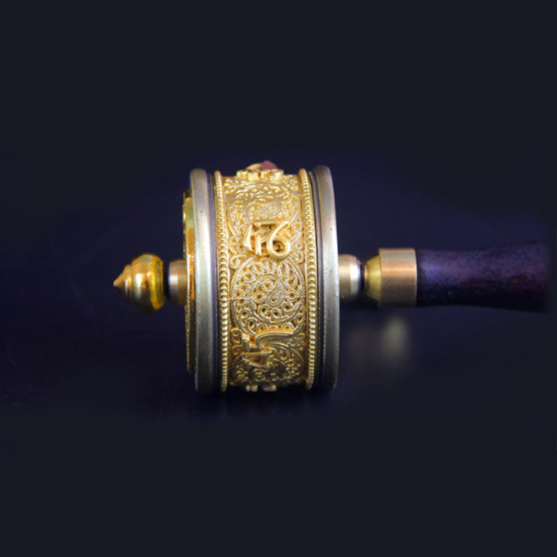 Tibetan Lucky Prayer Wheel Six True Words Decoration - image 5