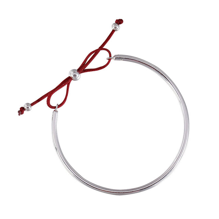 Buddha Stones  925 Sterling Silver Red String Healing Knot Bracelet - image 6