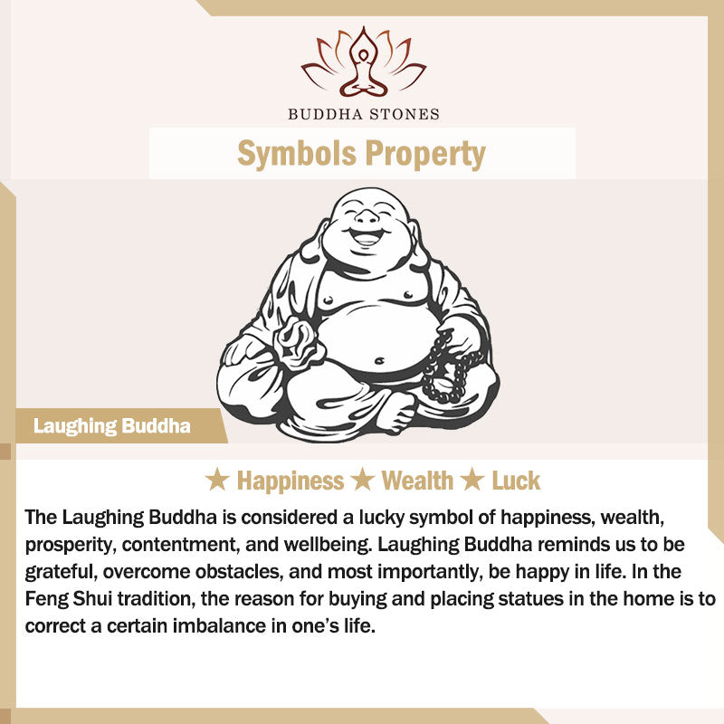 Buddha Stones Laughing Buddha Natural Jade Luck Necklace Titanium Steel Chain Pendant - image 6