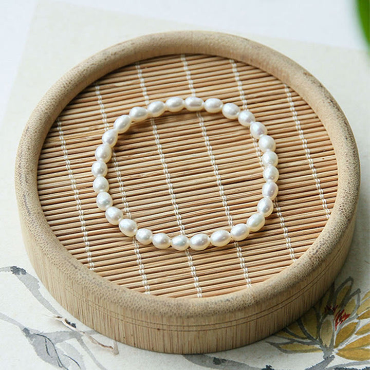 Buddha Stones Natural Pearl Healing Beaded Bracelet - image 6