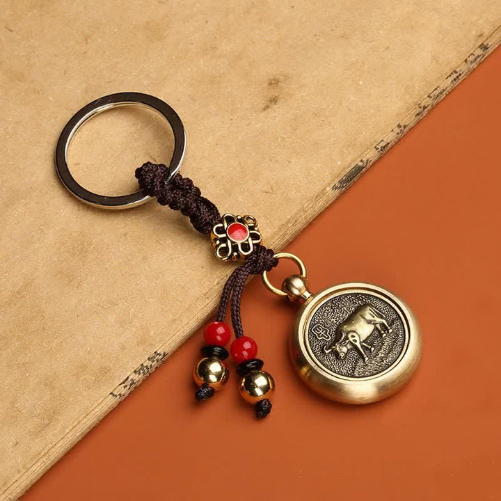 12 Chinese Zodiac Blessing Wealth Fortune Keychain - image 5
