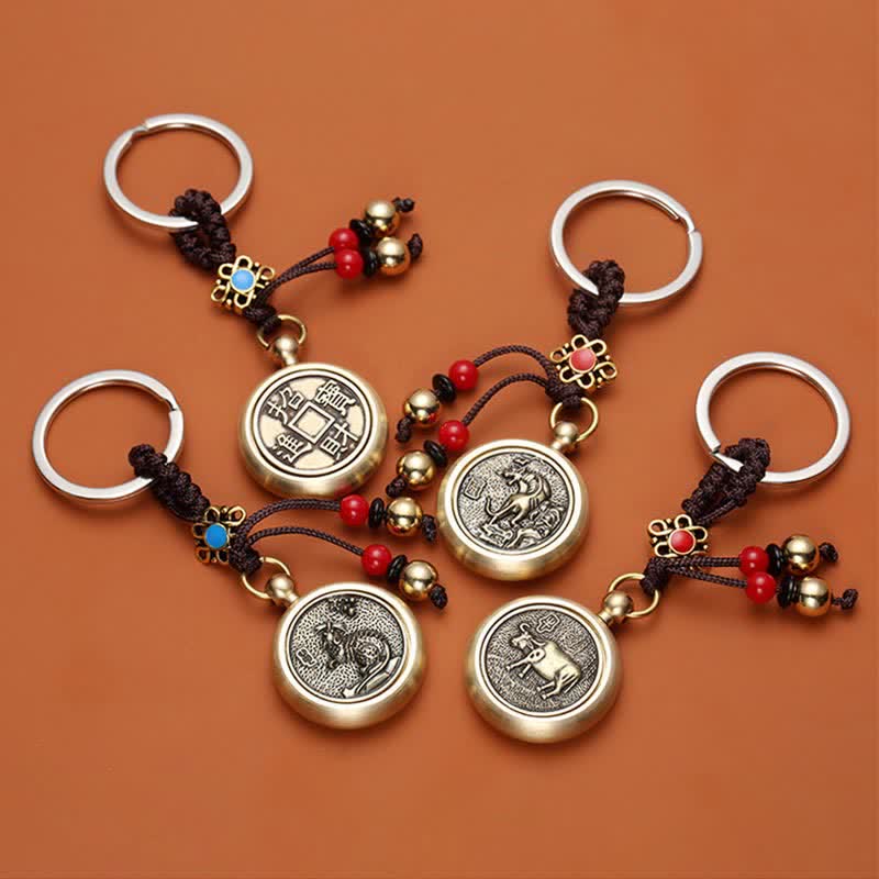 12 Chinese Zodiac Blessing Wealth Fortune Keychain - image 13