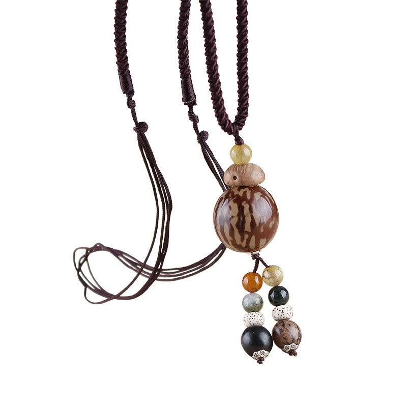 Buddha Stones Bodhi Seed Lotus Wisdom Harmony Necklace Pendant - image 11