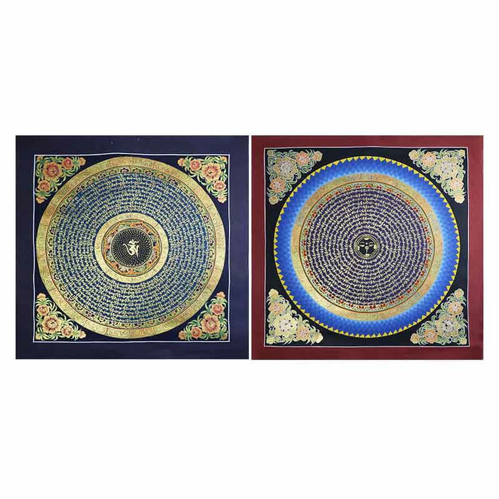 Buddha Stones Tibetan Handmade Thangka Painting Spiritual Blessing Blind Box Random Color Pattern - image 25