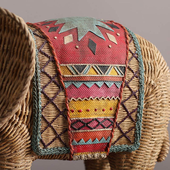 Elephant Resin Wisdom Wealth Home Decoration - image 13