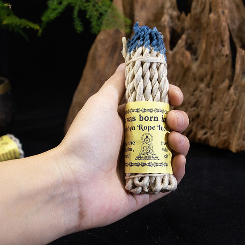 Buddha Stones Nepal Rope Incense Purify Healing Meditation Incense - image 8
