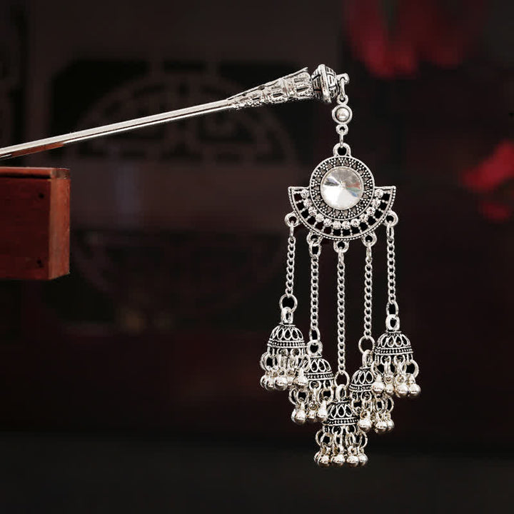 Water Drop Lily of the Valley Flowers Tassels Confidence Hairpin - Bells - image 10