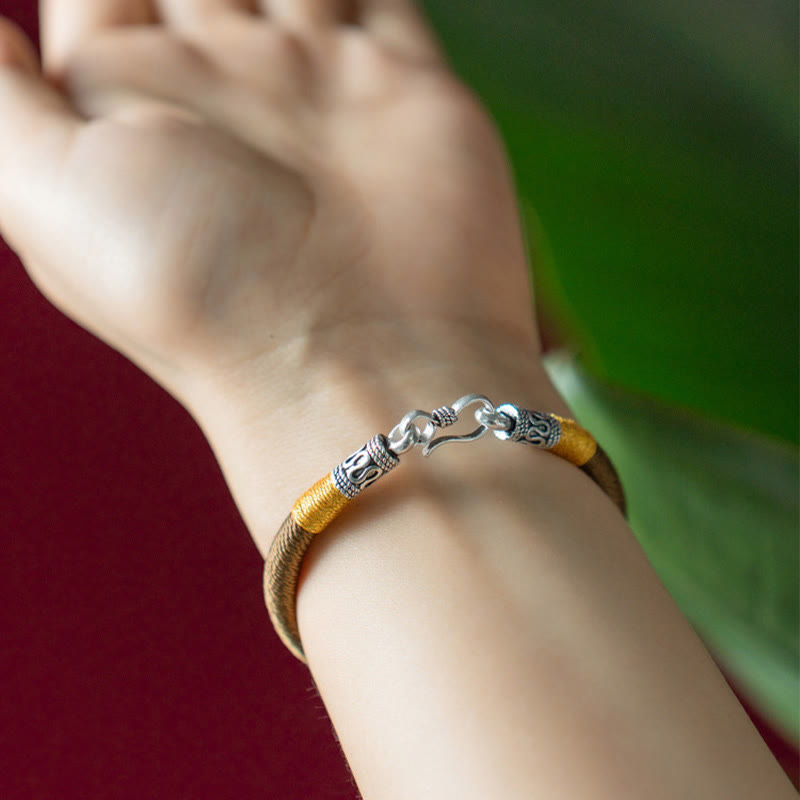 Buddha Stones Handmade Tibetan Amulet King Kong Knot Luck Protection Braided Bracelet - image 9