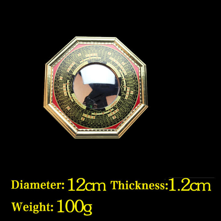 Feng Shui Bagua Map Balance Harmony Living Room Energy Map Mirror - 12cm Bagua Map Convex Mirror - image 6