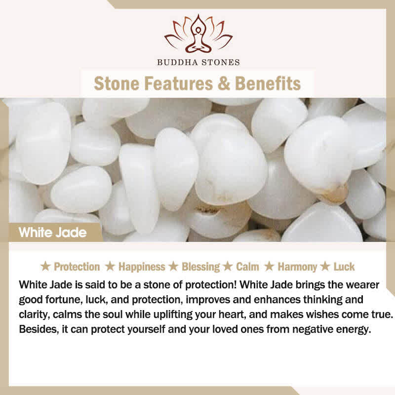 Buddha Stones 925 Sterling Silver Laughing Buddha Hetian White Jade Protection Necklace Pendant - image 5