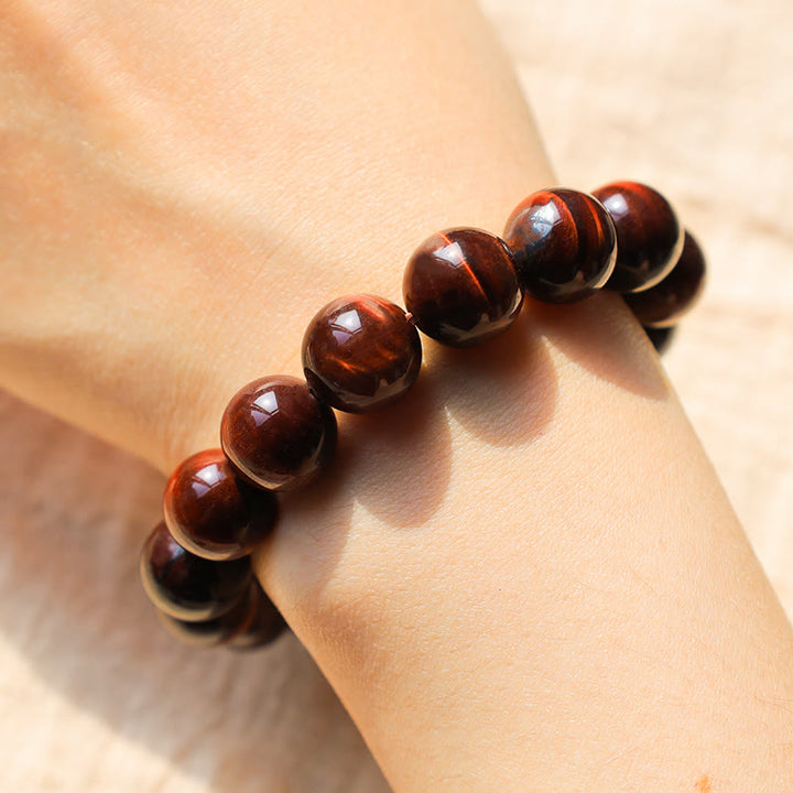 Buddha Stones Natural Tiger Eye Healing Bead Bracelet - image 8