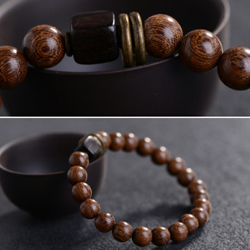Buddha Stones Phoebe Zhennan Wood Spirituality Bracelet - image 6
