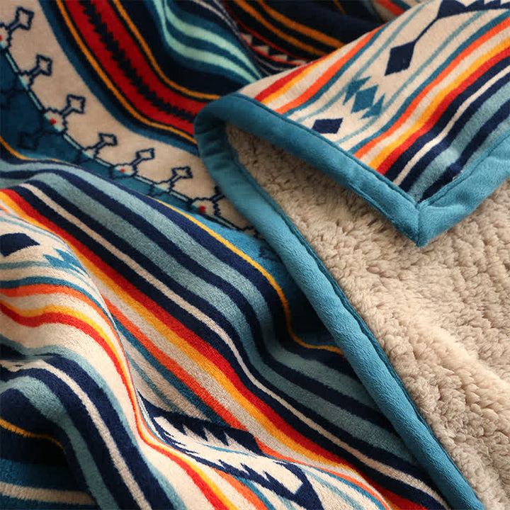 Buddha Stones Geometric Warm Soft Bed Throw Blanket - image 7