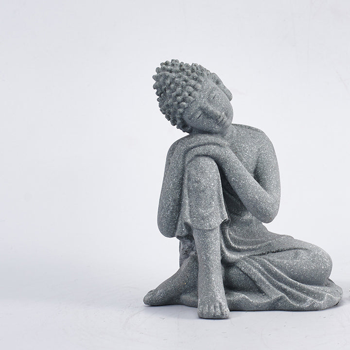 Buddha Stones Sitting Meditation Buddha Blessing Compassion Decoration - Small - Meditation Buddha - image 7