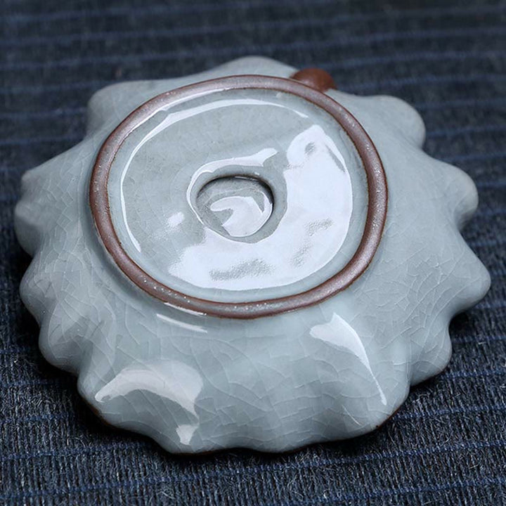 Lotus Plum Blossom Square Ceramic Spiritual Backflow Incense Burner - image 5