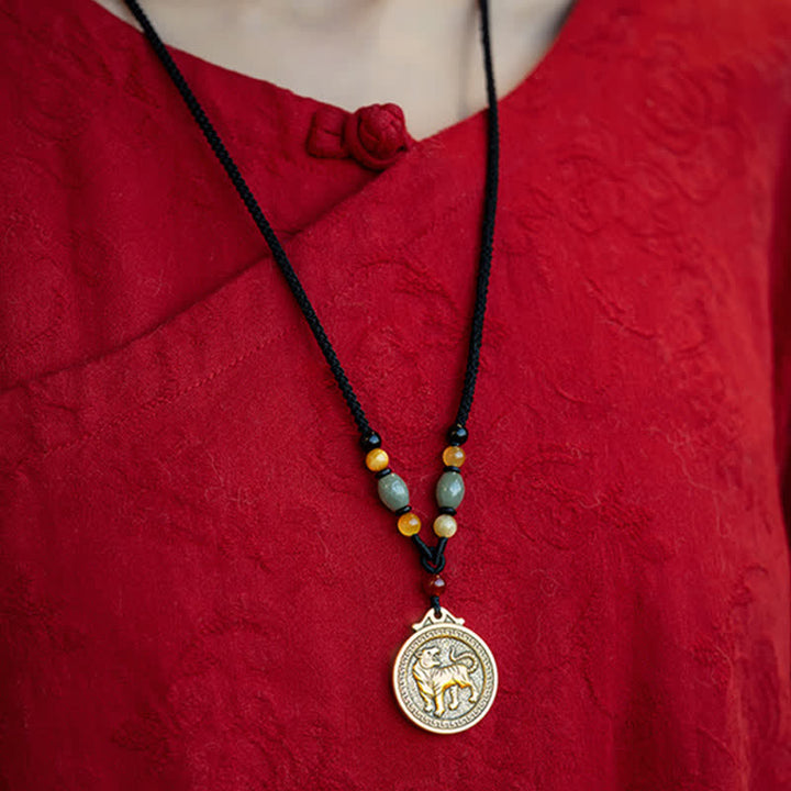 12 Chinese Zodiac Blessing Wealth Fortune Necklace Pendant - image 8
