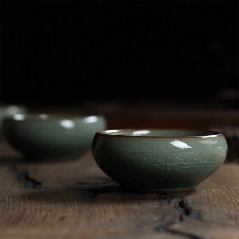 Buddha Stones Colorful Koi Fish Ceramic Teacup Kung Fu Tea Cup Bowl - image 2