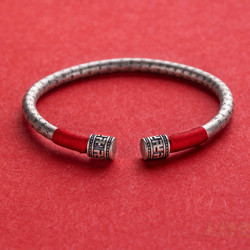 Buddha Stones Tibet Om Mani Padme Hum Luck Red String Bracelet Bangle - image 7