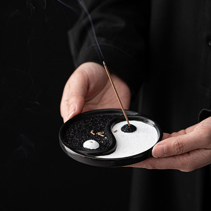 Buddha Stones Yin Yang Zen Balance Incense Holder - image 7
