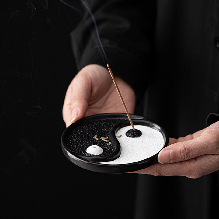Buddha Stones Yin Yang Zen Balance Incense Holder - image 7