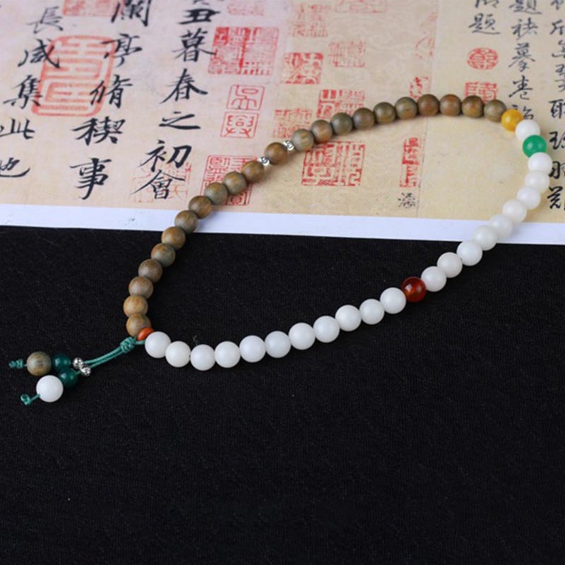 Green Sandalwood Bodhi Seed Wake Up Luck Bracelet - image 5