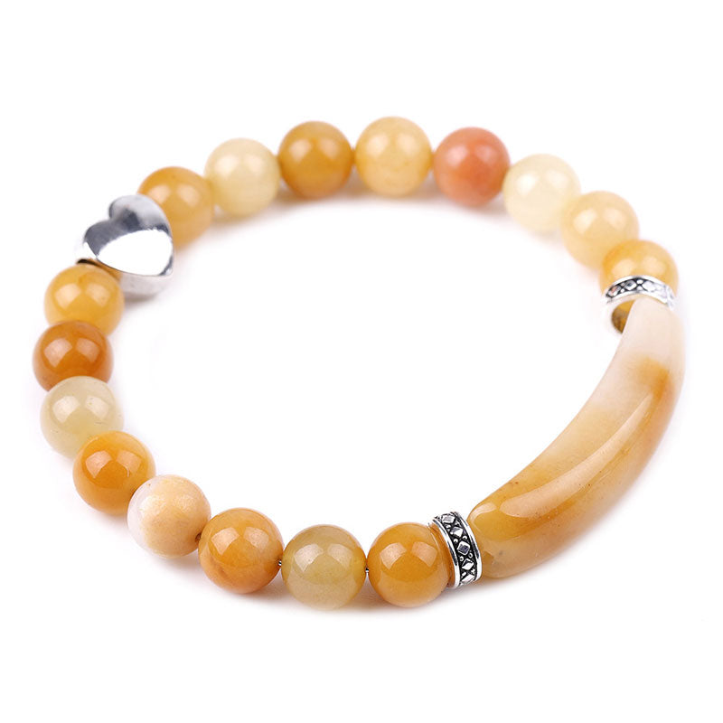Buddha Stones Natural Crystal Beads Unisex Heart Bracelet - image 22