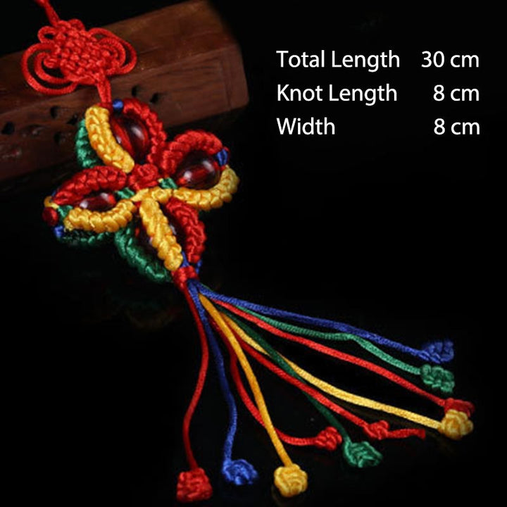 Buddha Stones Tibetan Blessing Lucky Vajra Knot Decoration - 3 - image 3
