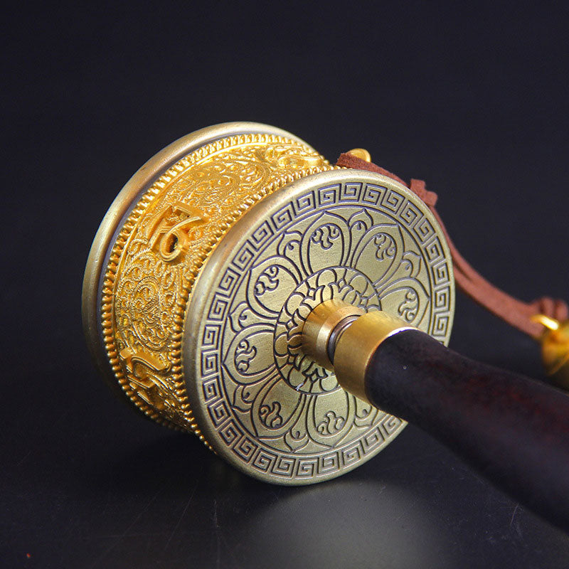 Tibetan Lucky Prayer Wheel Six True Words Decoration - image 7