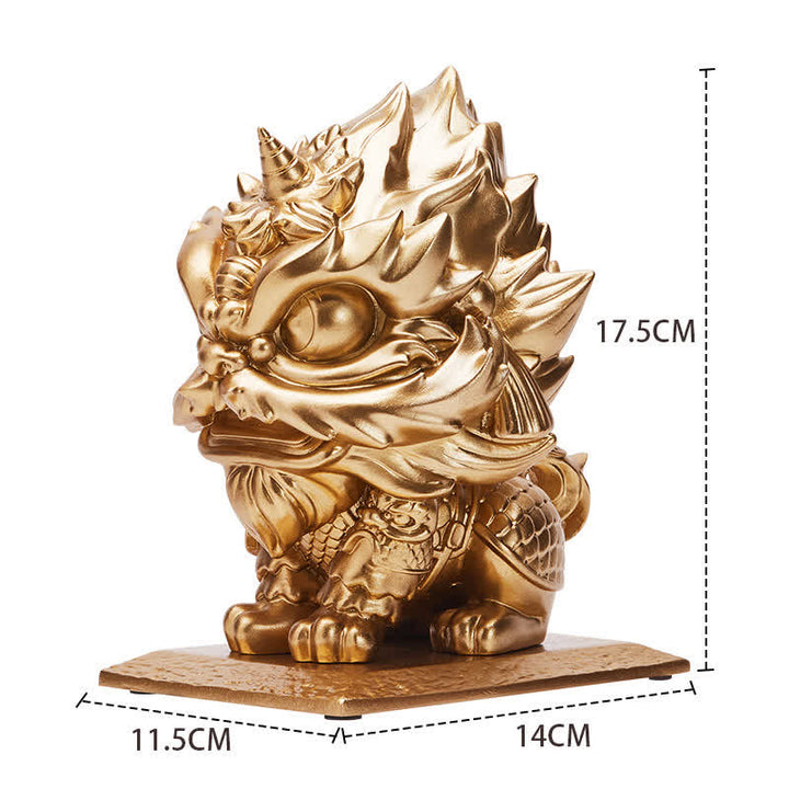 Buddha Stones Lion Statue Strength Resin Home Office Decoration - image 13