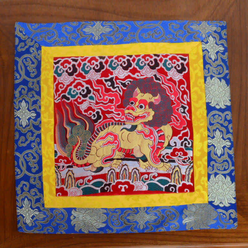Fengshui Kirin Prayer Altar Mat Healing Meditation Auspicious Symbol Mat - image 13