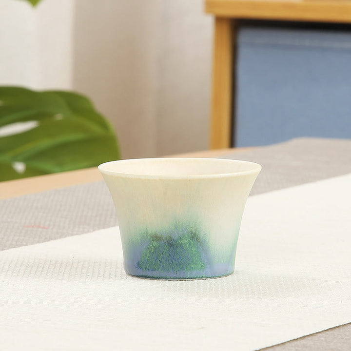 Buddha Stones Creative Green Ceramic Teacup Kung Fu Tea Cups - 6.2*4.2cm*40ml - image 13