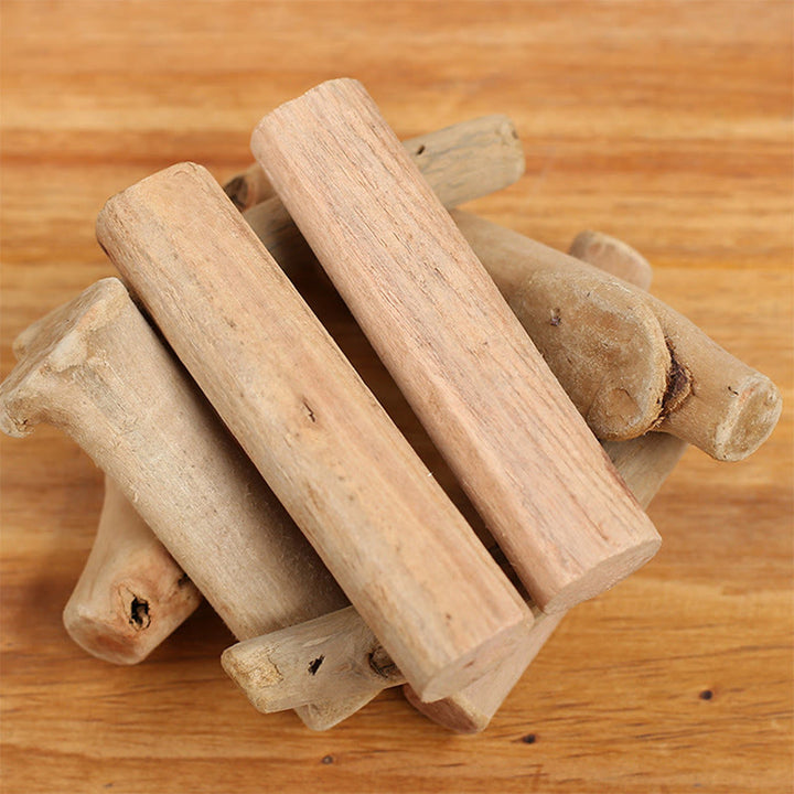 Buddha Stones Wood Candlestick Home Candle Holder Decoration - image 7